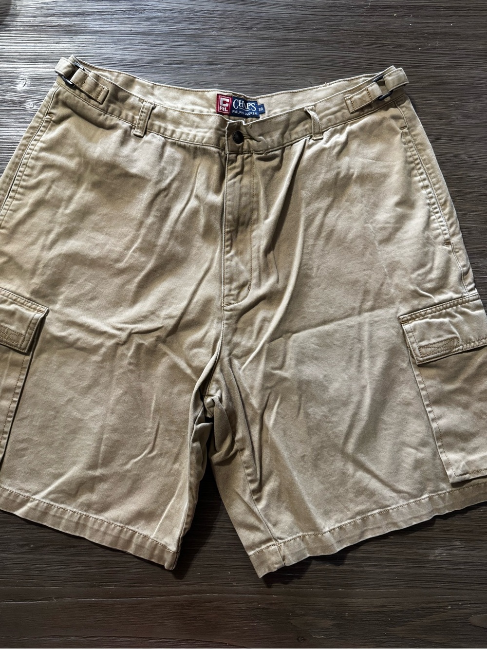 Chaps Men’s Khaki Cargo Shorts